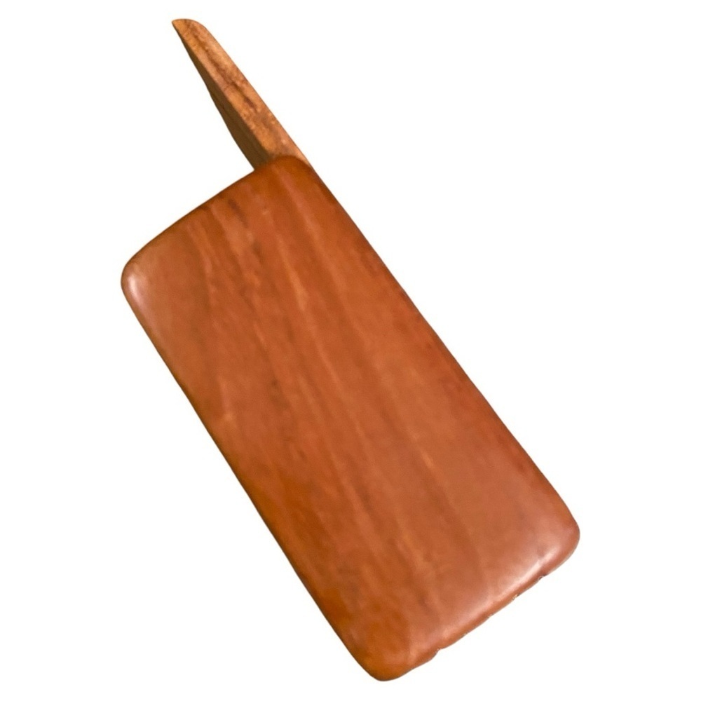 Vintage Teak Wood Stamp Roll Stash Box​​ - Picture 3 of 4